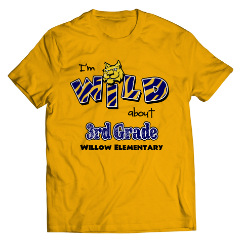 I'm WILD ABOUT 3rd Grade T-shirt