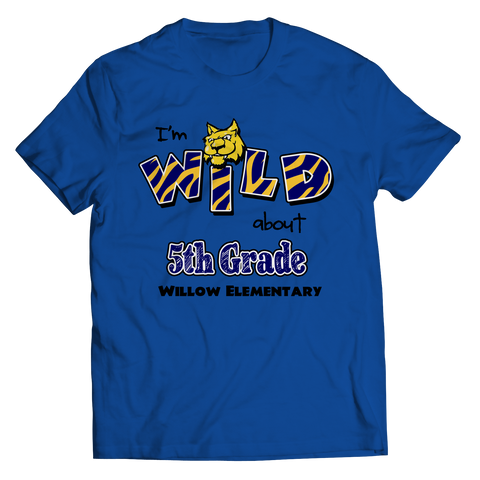 I'm WILD ABOUT 5th GRADE T-SHIRT