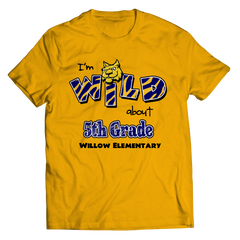 I'm WILD ABOUT 5th GRADE T-SHIRT